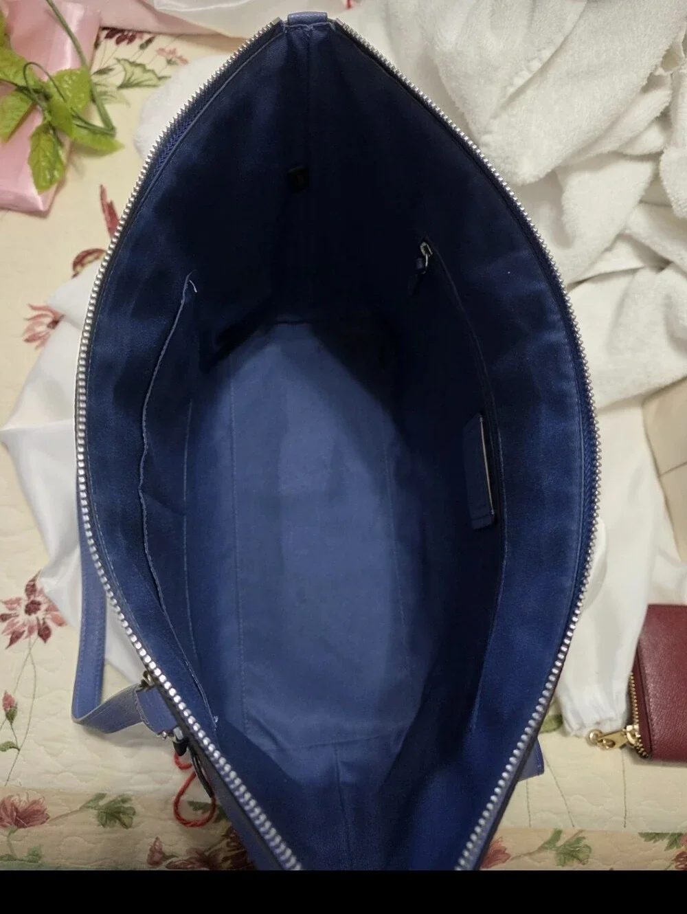 COACH  79608  Blue Gallery Shoulder Tote